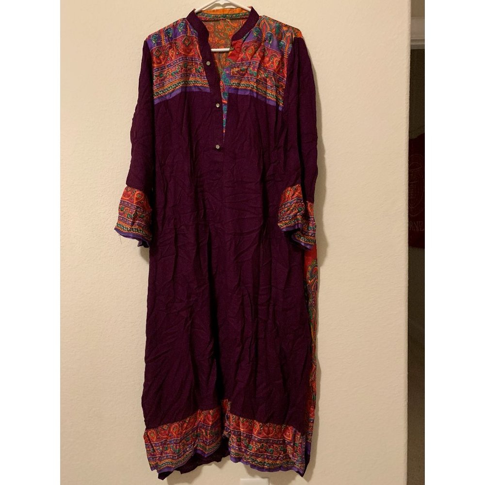 Blockprint Kurta Top